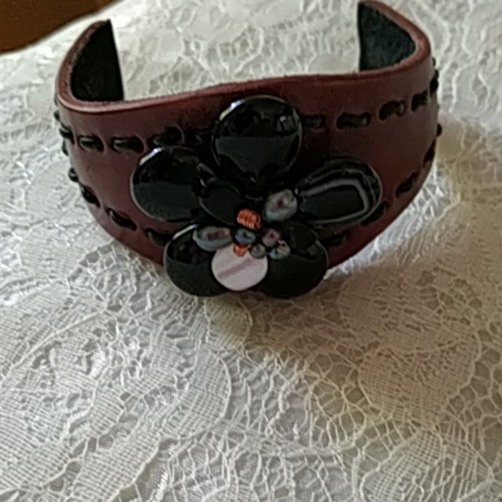 Unique🕳️ genuine leather bracelet🕳️